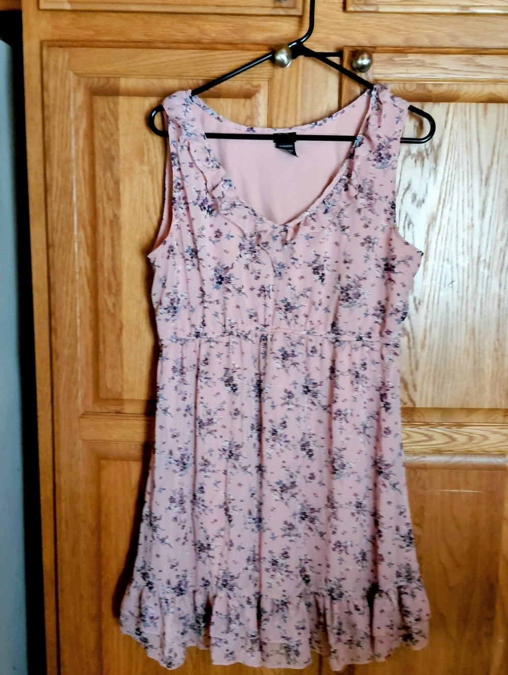 Beautiful Lined Dress By VANITY Size XL Bust 42"